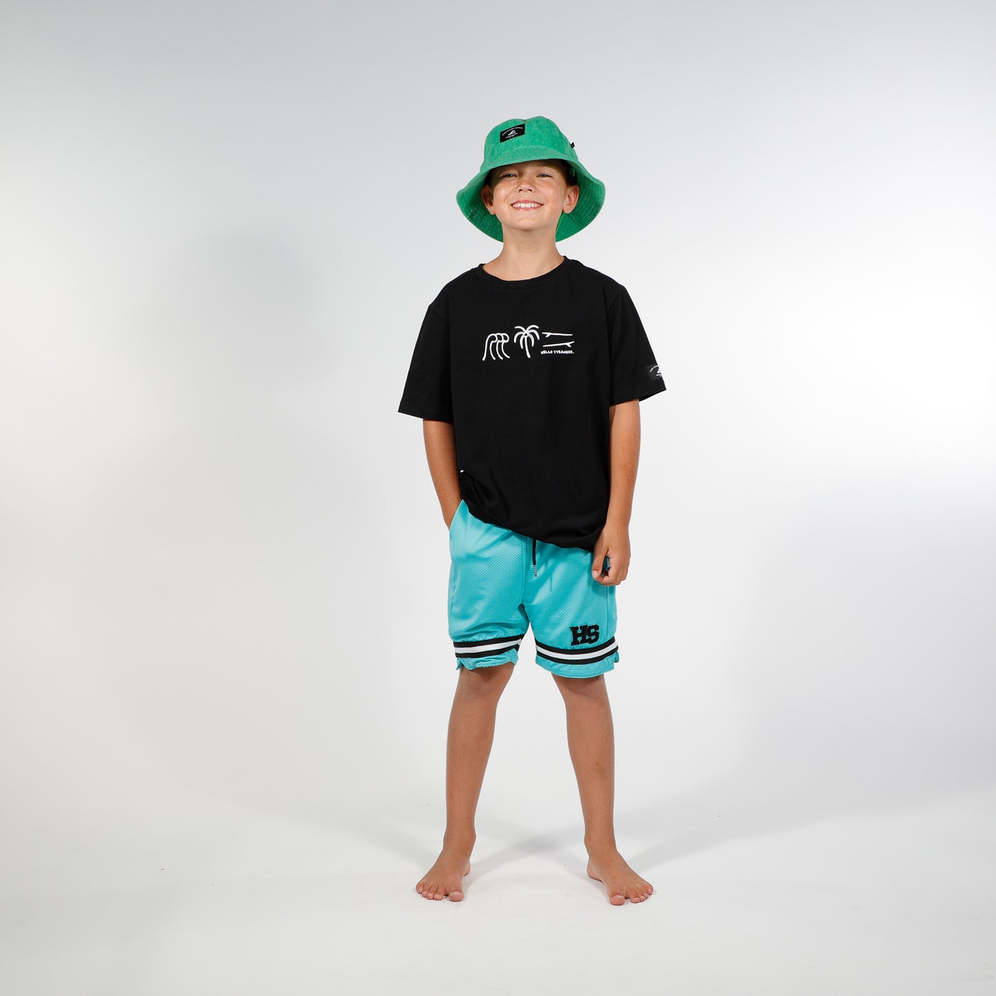 Hello Stranger Bucket Hat Green
