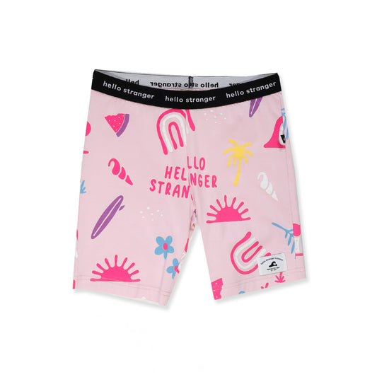 Hello Stranger Bike Tights Pink