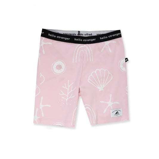 Hello Stranger Bike Tights Pink Shell
