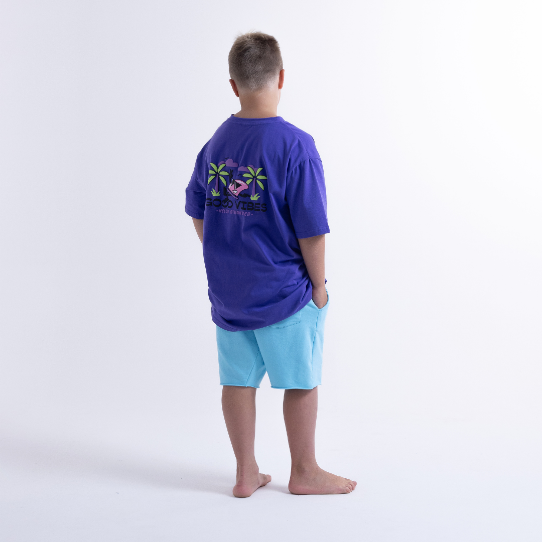 Hello Stranger Walk Shorts Turquoise
