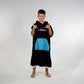 Hello Stranger Poncho Towel Black Blue