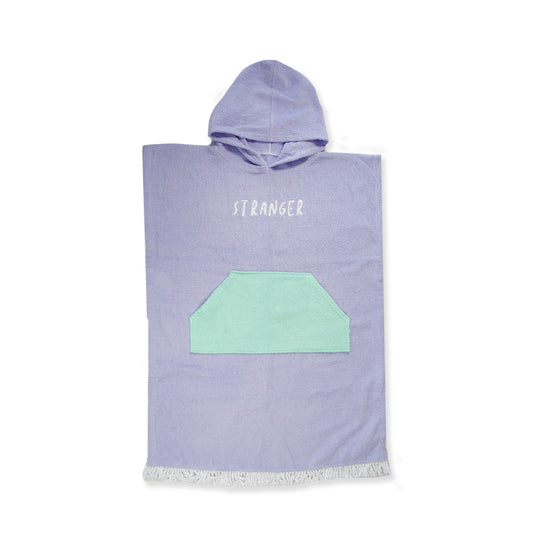 Hello Stranger Poncho Towel Light Purple Mint