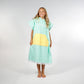 Hello Stranger Poncho Towel Mint Yellow