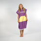 Hello Stranger Poncho Towel Purple Yellow