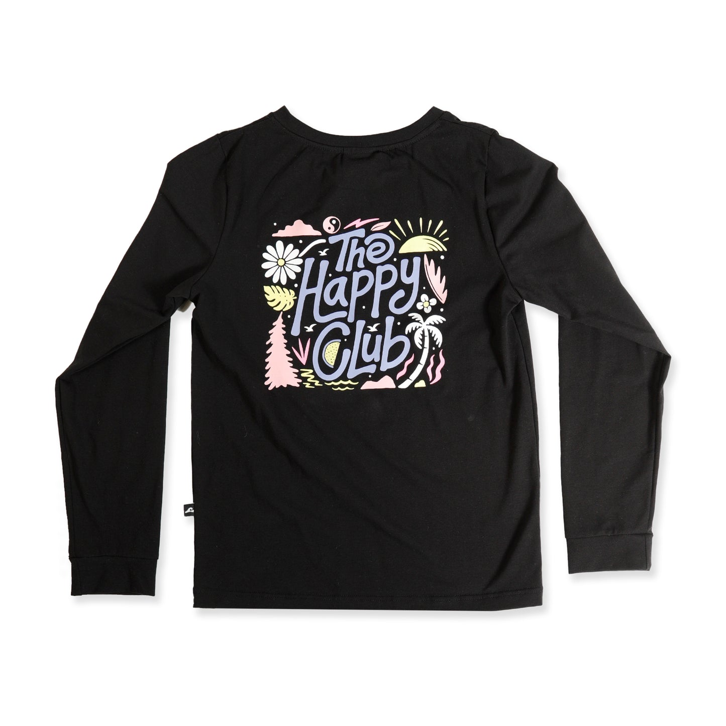 Hello Stranger Girls Long Sleeve Tee Black