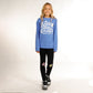 Hello Stranger Girls Long Sleeve Tee Blueberry