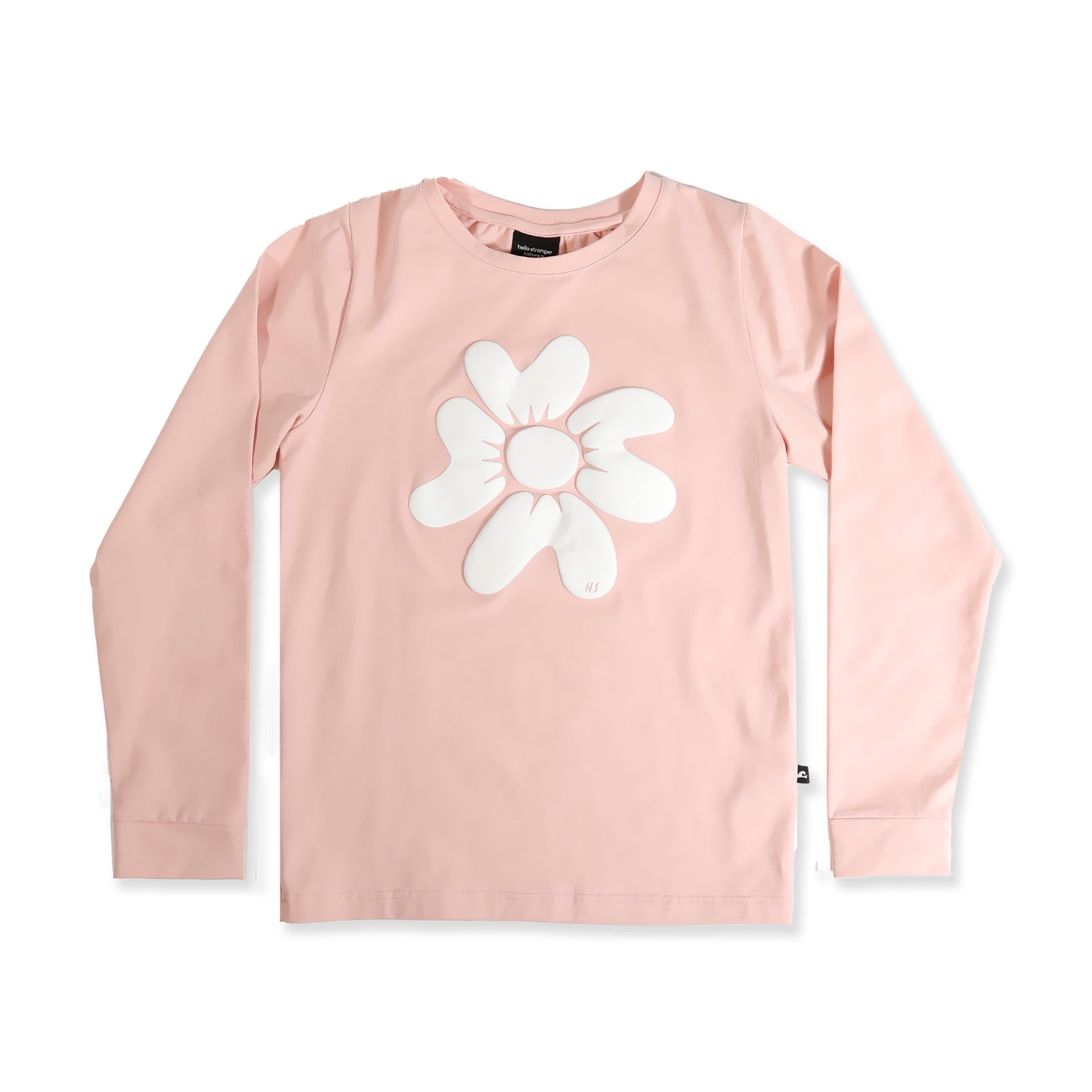 Hello Stranger Girls Long Sleeve Tee Dusty Pink