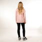 Hello Stranger Girls Long Sleeve Tee Dusty Pink