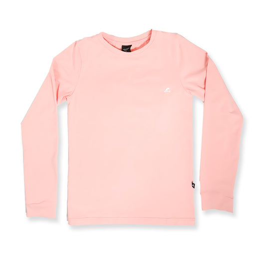 Hello Stranger Lovers Long Sleeve Tee Light Pink