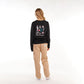 Hello Stranger Mermaid Long Sleeve Tee Black