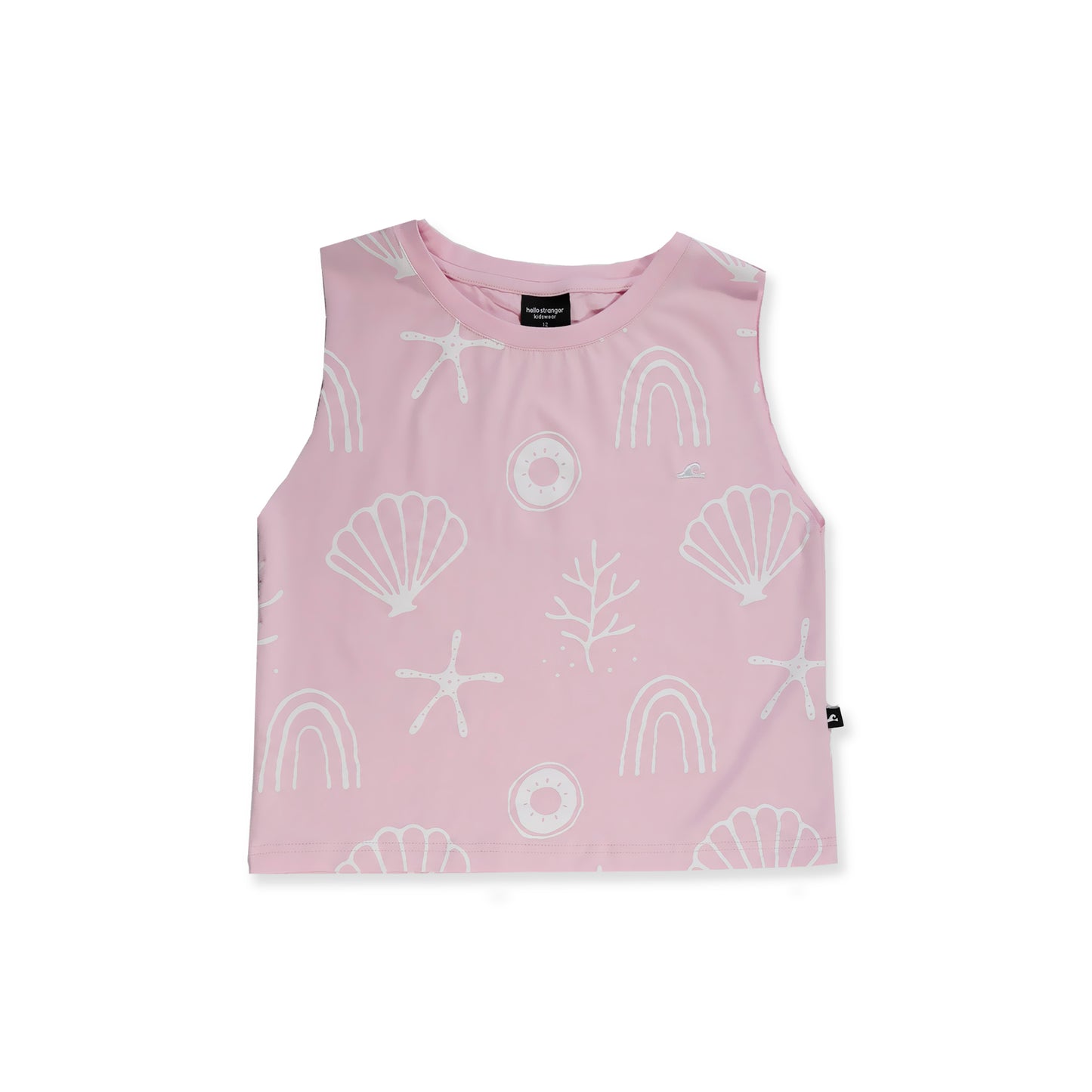 Hello Stranger Sea Shell Tank Pink