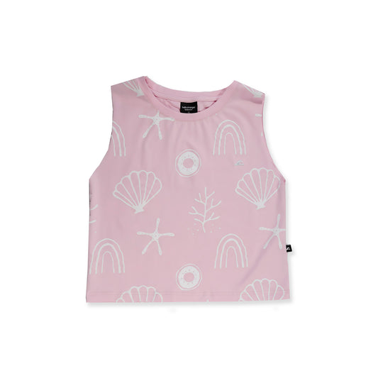 Hello Stranger Sea Shell Tank Pink