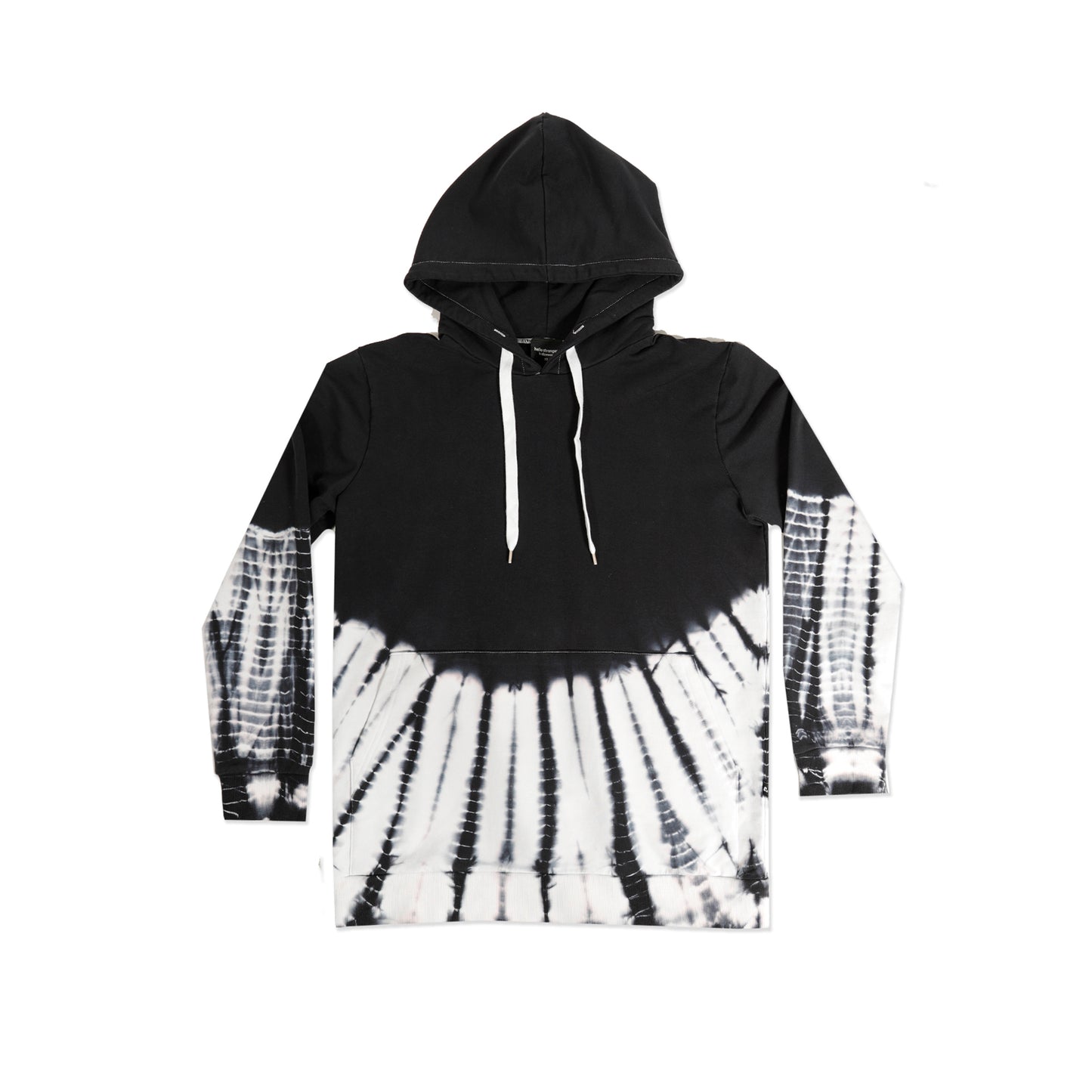 Hello Stranger Pocket Hood Black Dye