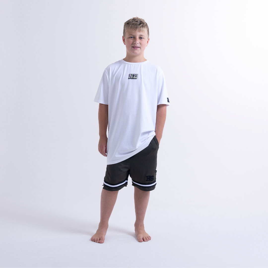 Hello Stranger Varsity Short Khaki