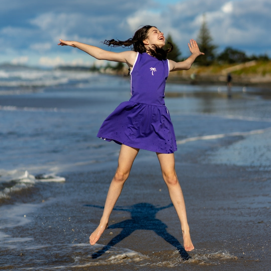 Hello Stranger Vacay Dress Purple