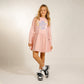 Hello Stranger Long Sleeve Monday Dress Dusty Pink