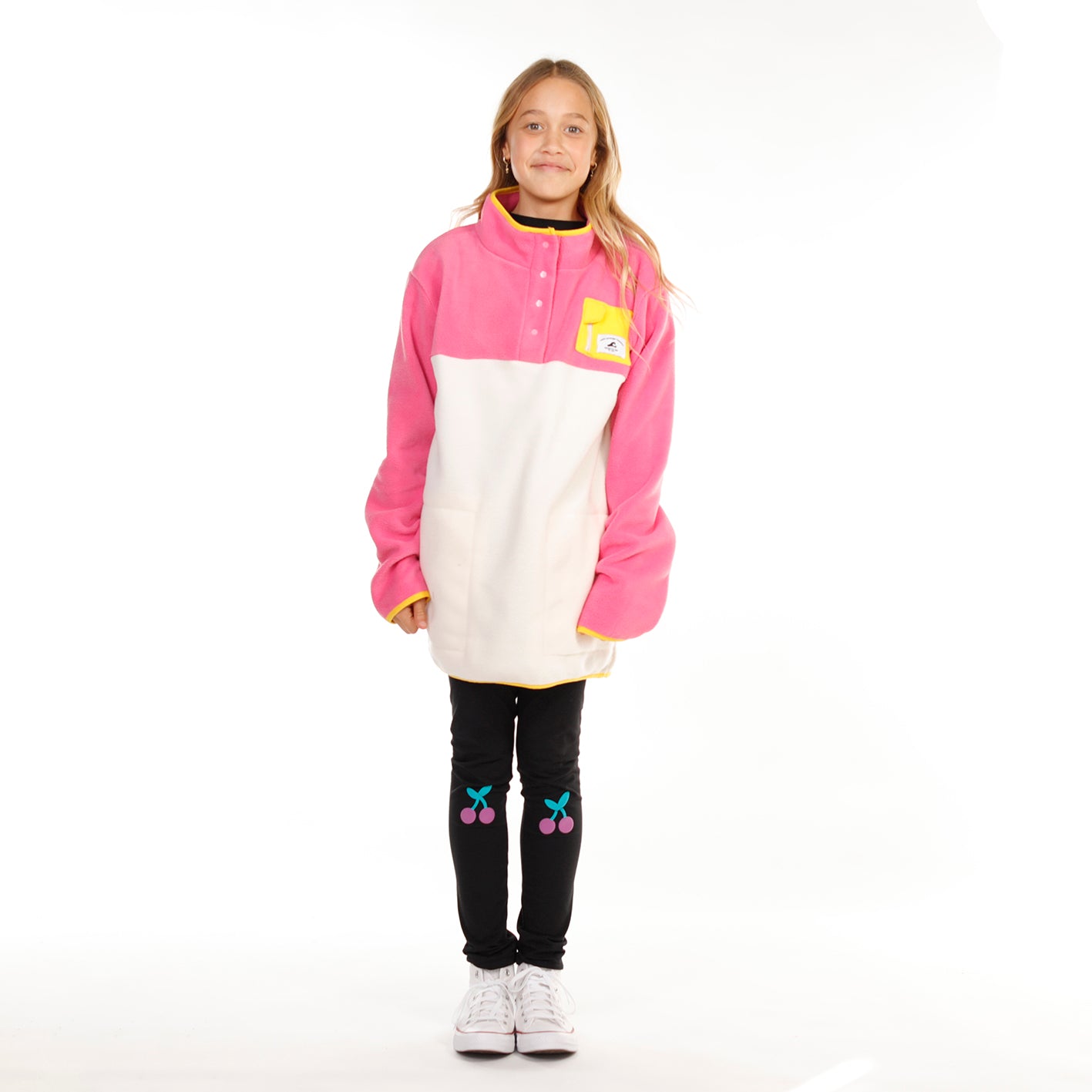 Hello Stranger Adventure Fleece Pink Cream