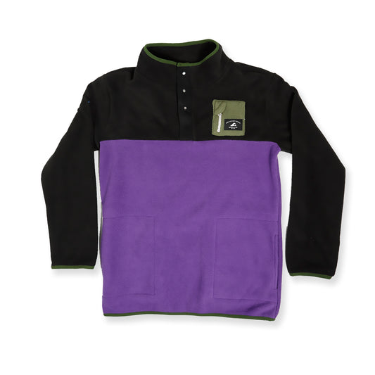 Hello Stranger Adventure Fleece Black Purple