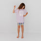 Hello Stranger Holiday Vibes Bailey Short Sleeve Tee Lilac