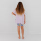 Hello Stranger Holiday Vibes Bailey Short Sleeve Tee Lilac