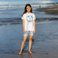 Hello Stranger Island Vibes Bailey Short Sleeve Tee White