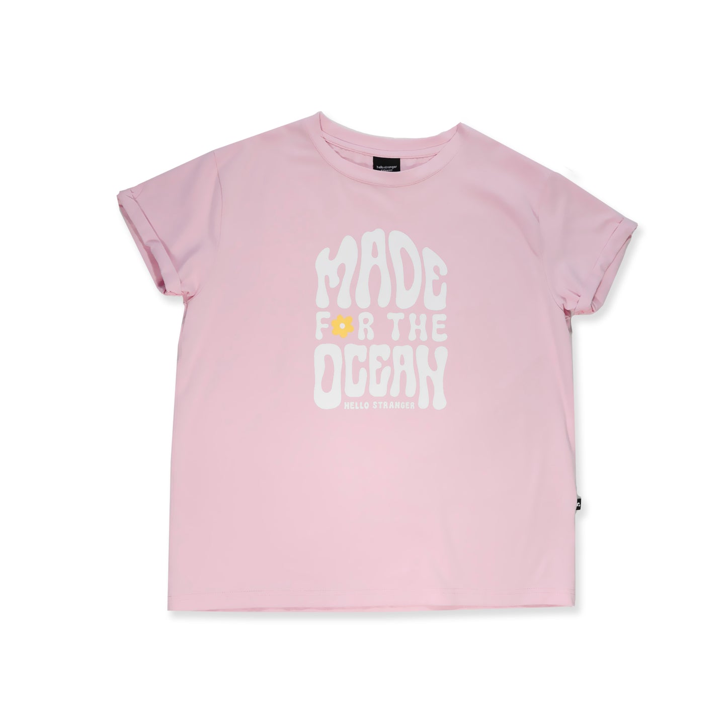 Hello Stranger Made For The Ocean Bailey Short Sleeve Tee Pink