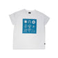 Hello Stranger Sea Shell Bailey Tee White | Blue