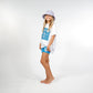Hello Stranger Sea Shell Bailey Tee White | Blue