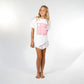 Hello Stranger Sea Shell Bailey Tee White | Pink