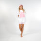Hello Stranger Sea Shell Bailey Tee White | Pink