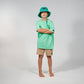 Hello Stranger Protect Our Ocean Box Tee Green