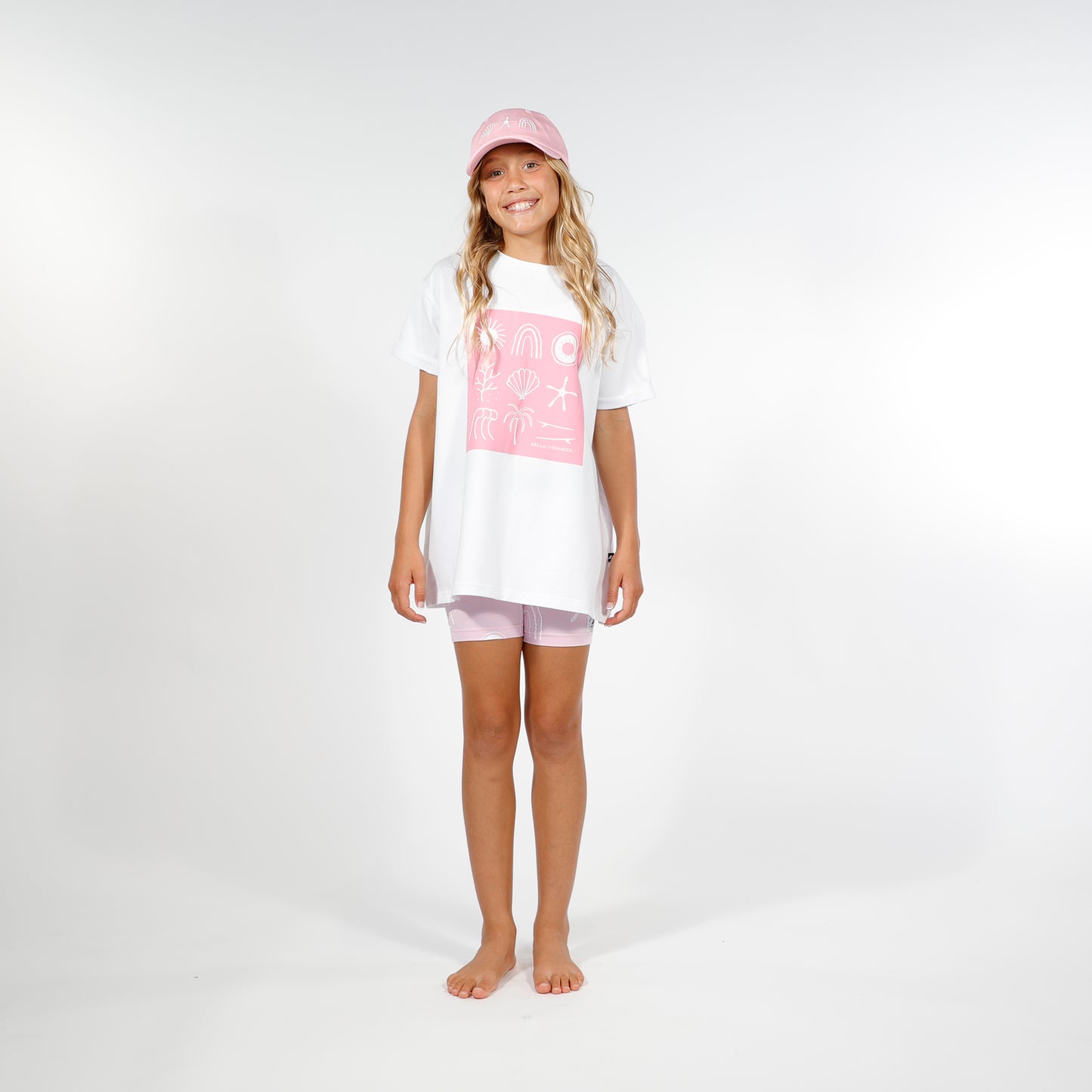 Hello Stranger Dad Cap Pink