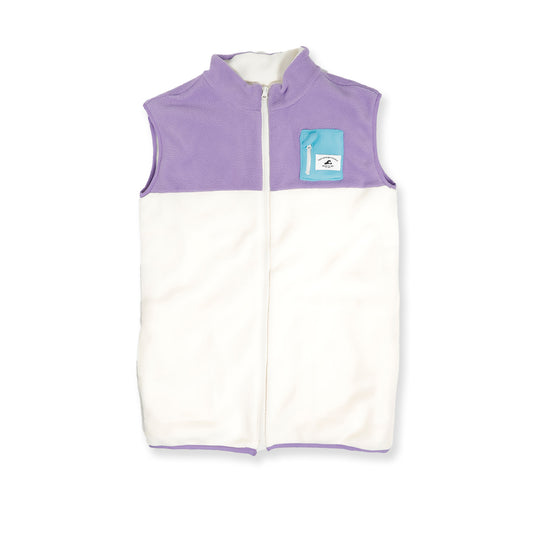 Hello Stranger Everything Vest Purple Cream