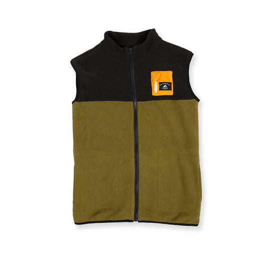 Hello Stranger Everything Vest Black Khaki