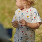 Nature Baby Juniper Tee Delphine Blooms Print