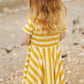 Nature Baby Seaside Dress Golden Sea Stripe