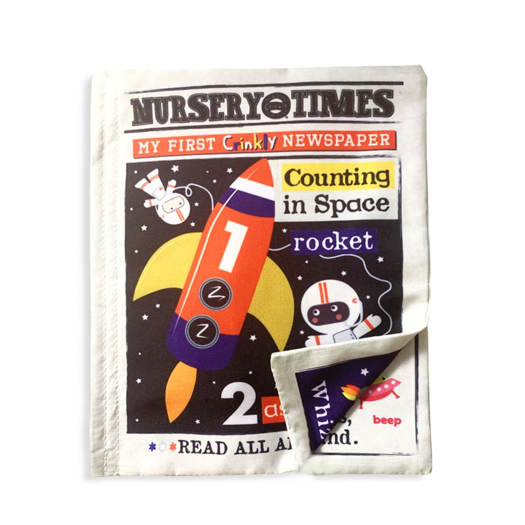 Crinkly Cloth Book Counting in Space