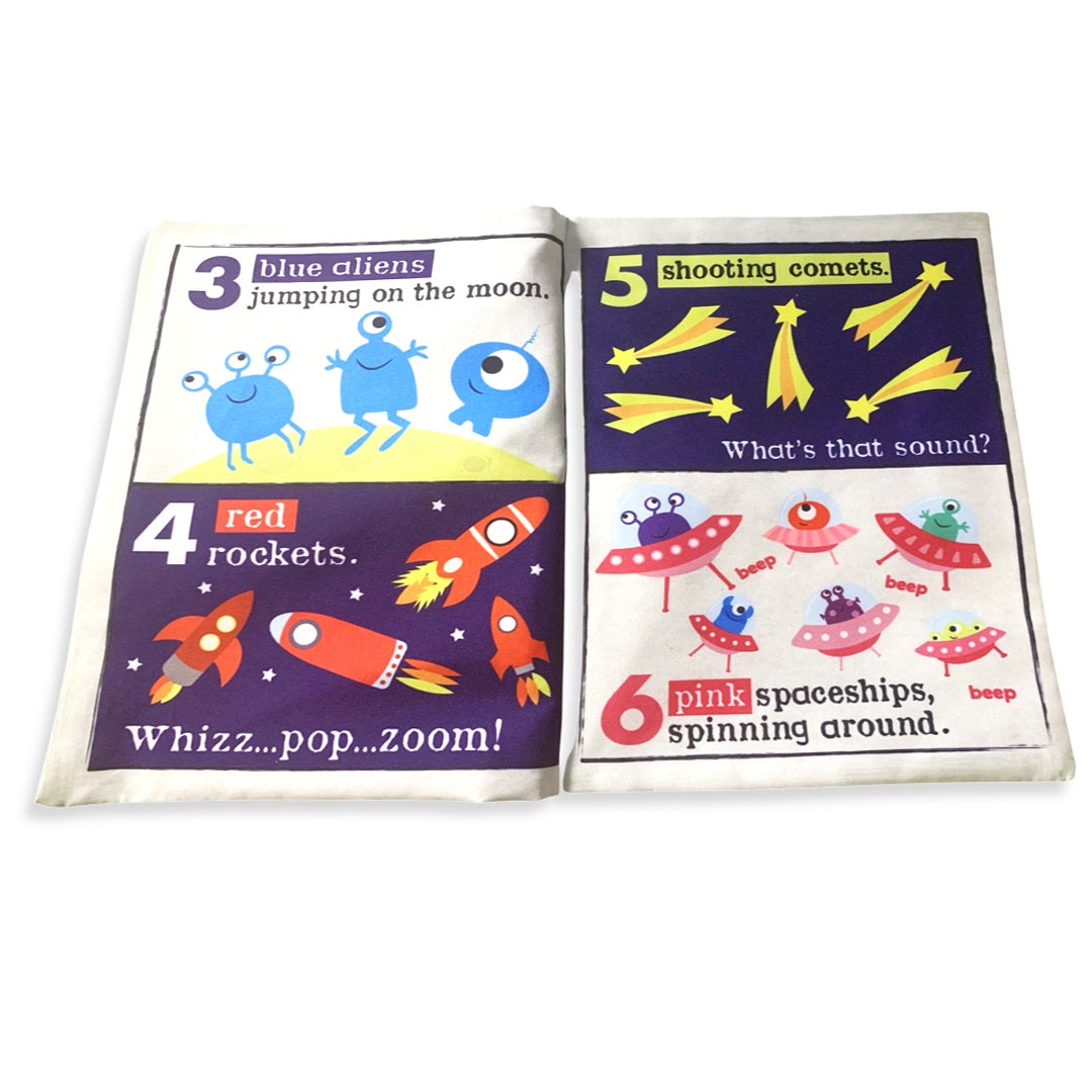 Crinkly Cloth Book Counting in Space