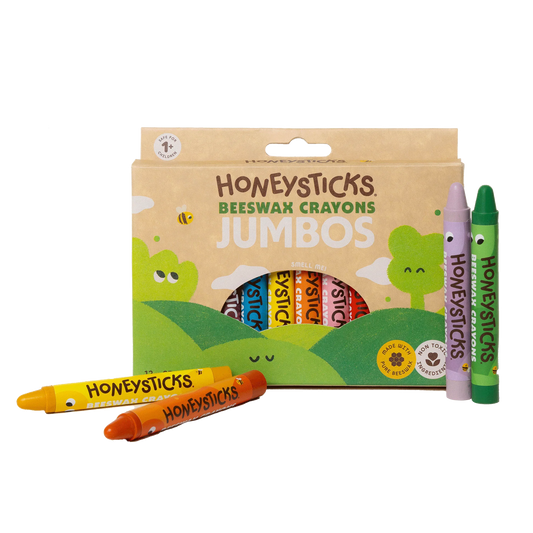 Honeysticks Beeswax Crayons Jumbo 12 Pack