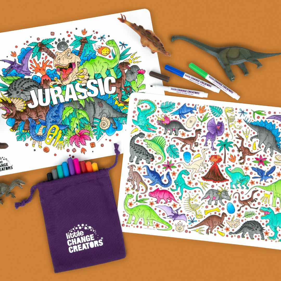 Little Change Creators Re-FUN-Able Colouring Set Jurassic