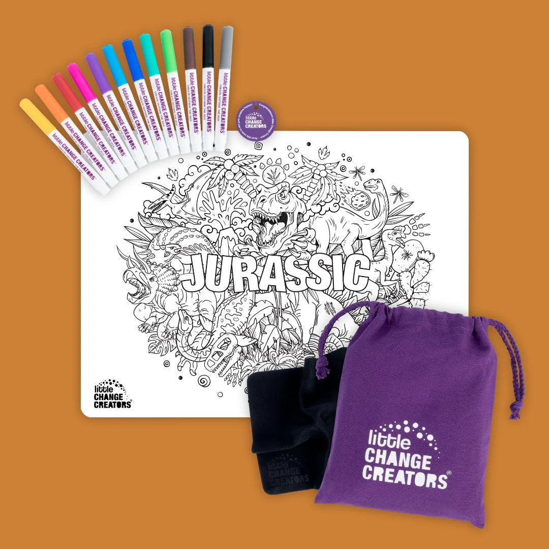 Little Change Creators Re-FUN-Able Colouring Set Jurassic