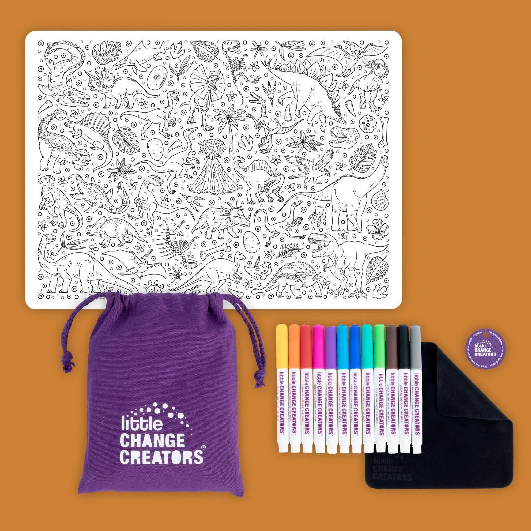 Little Change Creators Re-FUN-Able Colouring Set Jurassic
