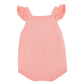 Minihaha Songbird Embroidered Knitted Bodysuit Shell Pink