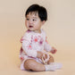 Minihaha Baby Orchard Bloom Organic Knitted Bodysuit Pale Pink
