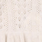 Minihaha Baby Wild Garden Knitted Overlay Bodysuit Oat Meal