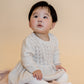 Minihaha Baby Wild Garden Knitted Overlay Bodysuit Oat Meal