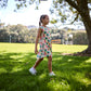 Kissed by Radicool Tropical Jungle Sleeveless Frill Dress