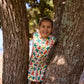 Kissed by Radicool Tropical Jungle Sleeveless Frill Dress