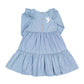 Radicool Ruffle Chambray Dress