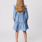 Radicool Ruffle Chambray Dress